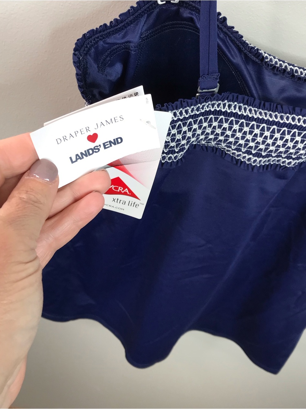 Lands’ End + Draper James Tankini Swim Top - Multiple Sizes - Picture 6 of 6